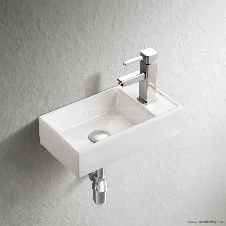 Arezzo Design - Austin kis kézmosó kerámia mosdókagyló (jobbos)