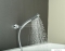 SAPHO - Zuhanyfej, kézi zuhany - 1 funkciós, hengeres, 23cm - Krómozott (2503)