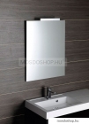 AQUALINE - Fürdőszobai fali tükör világítás nélkül, 60x70cm - Élcsiszolt, ragasztható (22469)