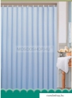 AQUALINE - Textil zuhanyfüggöny függönykarikával - 180x180 cm - Szövet - Kék (0201103 M)