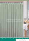AQUALINE - Textil zuhanyfüggöny függönykarikával - 180x180 cm - Szövet - Zöld (0201103 Z)