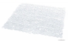 AQUALINE - RIVER - Csúszásgátlós szőnyeg zuhanyzóba, 54x54cm - Kő hatású, áttetsző műanyag (PVC)