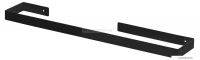 DEANTE - MOKKO - Törölközőtartó karika - Falra szerelhető, szögletes, 60cm - Fekete