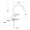 MOFÉM - JUNIOR EVO - Álló mosogató csaptelep - Forgatható felső kifolyócsővel, hattyúnyakú - Krómozott (152-0069-00)