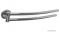 GEDY - VERMONT - Lengő törölközőtartó - Dupla tartórúddal - 35 cm - Polírozott rozsdamentes acél