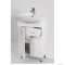 HB BÚTOR - STANDARD 65F - Mosdószekrény, fürdőszoba mosdó bútor, 2 nyílóajtóval, fiókkal, kerámia mosdóval, 65x85cm - Magasfényű MDF front