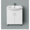 HB BÚTOR - STANDARD 75 - Mosdószekrény, fürdőszoba mosdó bútor, 2 nyílóajtóval, kerámia mosdóval, 75x85cm - Magasfényű MDF front