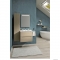 HB BÚTOR - ELIT 30L - Fürdőszobai függesztett szekrény 1 ajtóval, balos, 30x140 cm - Sonoma tölgy színű