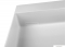 MARMY - BELLAGIO SLIM - Mosdó, mosdókagyló 60x46cm, szögletes - Pultra, bútorra, falra szerelhető - Matt fehér