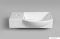 SAPHO - LITOS - Aszimmetrikus mosdó, mosdókagyló - Kerámia, 45x32cm, balos - Bútorra, falra szerelhető