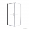 DIPLON - Szögletes zuhanykabin, 90x195cm - Nyílóajtós, sarokbelépős - Átlátszó üveg (BR6601)