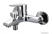 DIPLON - Kád csaptelep, kádtöltő zuhanyszettel - Krómozott (ST2591)