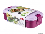 CURVER - LUNCH GO - Ételtároló evőeszközzel, BPA-mentes, lila - Műanyag (225059)
