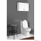 AQUALINE - KERAMIA FRESH - Fürdőszobai fali felső szekrény 60x50cm - Nyílóajtós - Magasfényű fehér