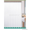 AQUALINE - Textil zuhanyfüggöny függönykarikával - 180x180 cm - Szövet - Fehér (0201103 B)