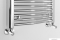 SAPHO - ALYA - Fürdőszobai radiátor, törölközőszárítós radiátor, 196W, 50x68,8cm, íves - Krómozott