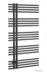 SAPHO - NYMPHA - Fürdőszobai radiátor, törölközőszárítós radiátor, 485W, 60x112,2cm, aszimmetrikus, egyenes - Antracit