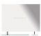 SAPHO - WEGA - Fürdőszobai fali tükör 90x80cm, üvegpolccal, fekete polctartóval - Világítás nélkül (60092-9B)