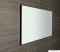 SAPHO - AROWANA - Fürdőszobai fali tükör 120x60cm, matt fekete alumínium kerettel