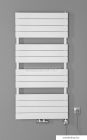 AQUALINE - BONDI - Fürdőszobai radiátor, törölközőszárítós radiátor, 669W, 60x122,2cm - Fehér