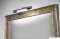 SAPHO - ANDREA - LED lámpa fürdőszoba bútorokhoz, tükrökhöz, 5W, 284 mm - Bronz színű fém