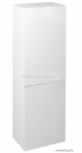 SAPHO - ESPACE - Fürdőszobai függesztett tárolószekrény 2 ajtóval, 50x172 cm - Magasfényű fehér MDF