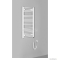AQUALINE - ORBIT-E - Elektromos fürdőszobai radiátor fűtőpatronnal, 45x96cm, 300W, íves - Fehér