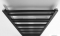 SAPHO - METRO DOS - Fürdőszobai radiátor, törölközőszárítós radiátor, 55x143cm, 476W, egyenes - Matt fekete