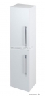SAPHO - THEIA - Fürdőszobai függesztett állószekrény, 35x140 cm - Magasfényű fehér MDF