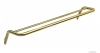 DEANTE - SILIA - Fali törölközőtartó dupla tartórúddal, 61,6 cm - Fényes arany réz