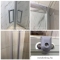 DIPLON - Eltolható zuhanyajtó - Állítható szélességű - 120 cm - Átlátszó üveg