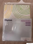 DIPLON - Zuhanyfüggöny, 180x200cm - Textil - Sárga-zöld mintás (CN73123)