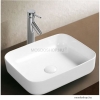 AREZZO DESIGN - NOMIA - Kerámia mosdó, mosdótál, 50x38,5cm - Fehér - Pultra, bútorra ültethető