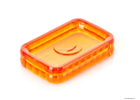 GEDY - GLADY - Szappantartó - Áttetsző narancssárga színű - Műanyag