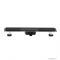 AREZZO DESIGN - Burkolható zuhanyfolyóka, padlóösszefolyó - Alacsony - Átfordítható - 80 cm - Fekete
