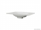 MARMY - CAVALLI - Mosdó, mosdókagyló - 75x52 cm - Szögletes - Matt fehér - Pultba, bútorba süllyeszthető