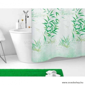 GEDY - CANNETO - Textil zuhanyfüggöny függönykarikával - 240x200 cm