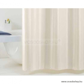 GEDY - RIGONE - Textil zuhanyfüggöny függönykarikával - 240x200 cm - Bézs