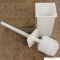 GEDY - RAINBOW - Álló WC kefe tartó - Áttetsző fehér műgyanta