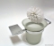 DIPLON - WC kefe tartó - Falra szerelhető - Krómozott, opálüveg (SE021981)