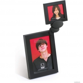 UMBRA - THINKER - Asztali képkeret - 2 db fotónak - Gondolatbuborékos - Fekete műanyag