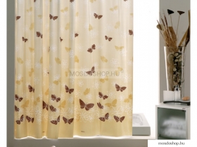 GEDY - BUTTERFLY - PVC zuhanyfüggöny függönykarikával - 180x200 cm - Pillangós