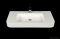 KUMA - NEW YORK - Mosdó, mosdókagyló - 80 x 42 cm - Csapfurattal - Pultra, bútorra ültethető 