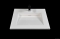 KUMA - MEMPHIS - Mosdó, mosdókagyló - 60 x 48 cm - Csapfurattal - Pultra, bútorra ültethető 