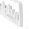 UMBRA - SKYLINE - Fogas 5 db lehajtható akasztóval - Felhőkarcoló motívumokkal - Fehér műanyag