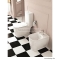 AREZZO DESIGN - CHARLTON - Kombi WC - Alsós, hátsó kifolyású, álló, monoblokkos - Porcelán