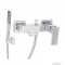 DIPLON - Kád csaptelep, kádtöltő zuhanyszettel - Szögletes - Krómozott (ST1051)