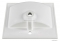MARMY - LISETTE PLUS - Mosdó, mosdókagyló - 60x51 cm - Szögletes - Pultba, bútorba süllyeszthető