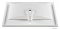 MARMY - CALABRIA - Mosdó, mosdókagyló - 90x51 cm - Szögletes - Pultba, bútorba süllyeszthető
