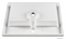 MARMY - MAGNUM - Mosdó, mosdókagyló - 70x51 cm - Szögletes - Pultba, bútorba süllyeszthető